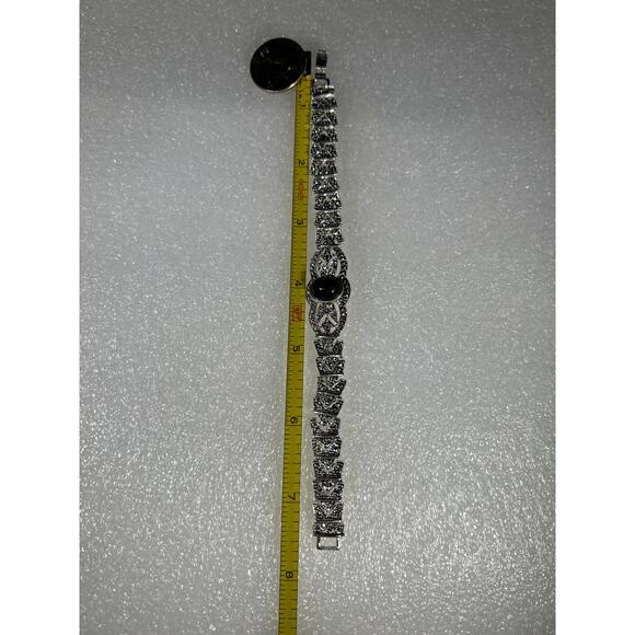 Vintage Design Black Mystery Bracelet True Deadstock Retro - Picture 14 of 16